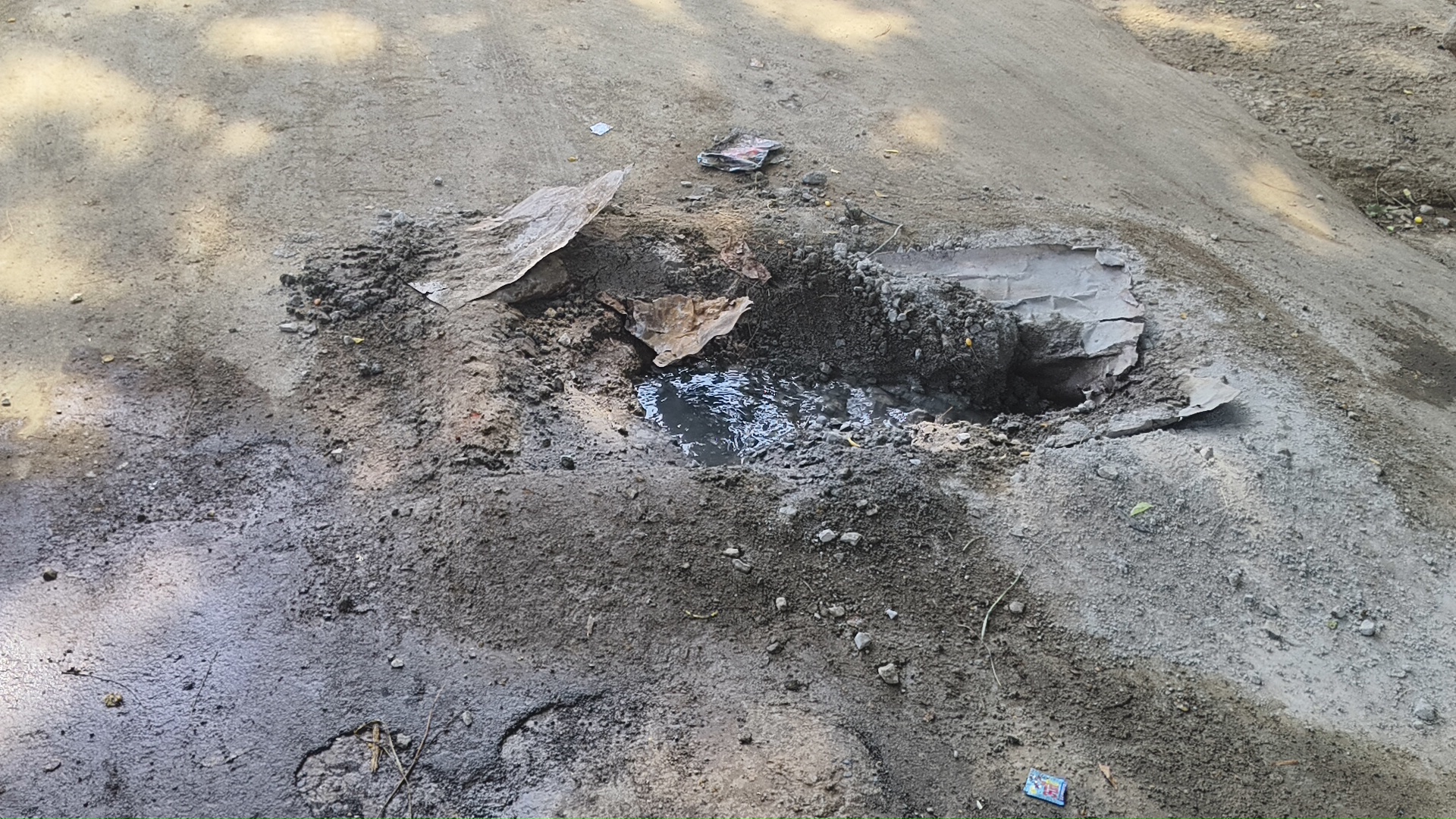 नेपानगर के ग्राम हैदरपुर में गंदगी से परेशान आम जनता, सरपंच ने कहा दो से तीन दिन के अंदर समस्या का निराकरण