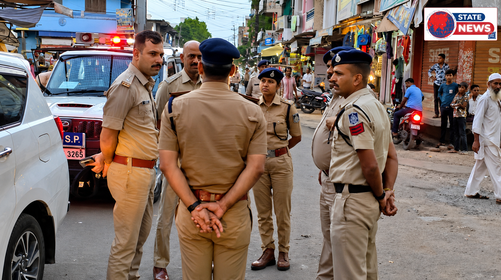 मोहर्रम पर्व को लेकर पुलिस प्रशासन अलर्ट, एसपी अमित कुमार ने किया आलोट ताजिया रूट का निरीक्षण