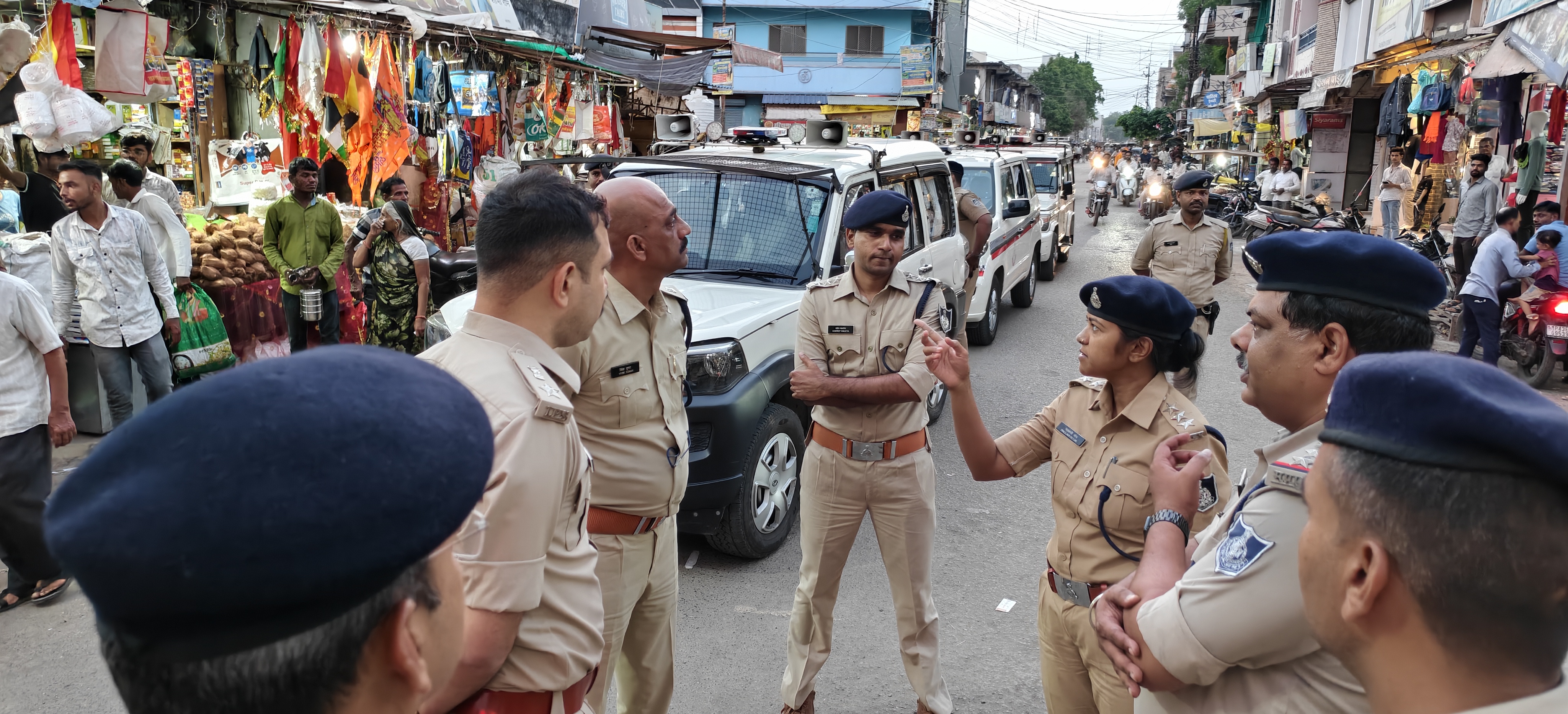 मोहर्रम पर्व को लेकर पुलिस प्रशासन अलर्ट, एसपी अमित कुमार ने किया आलोट ताजिया रूट का निरीक्षण