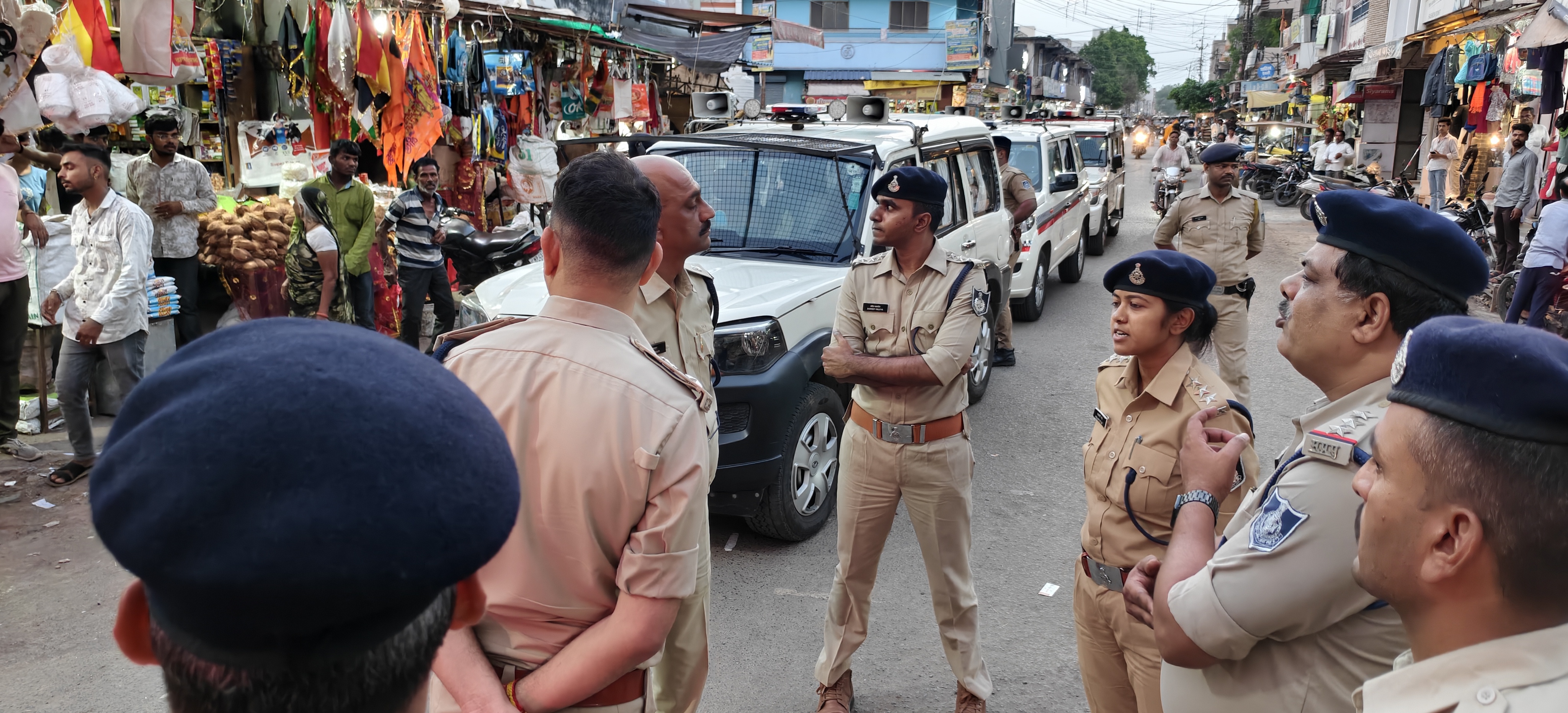 मोहर्रम पर्व को लेकर पुलिस प्रशासन अलर्ट, एसपी अमित कुमार ने किया आलोट ताजिया रूट का निरीक्षण
