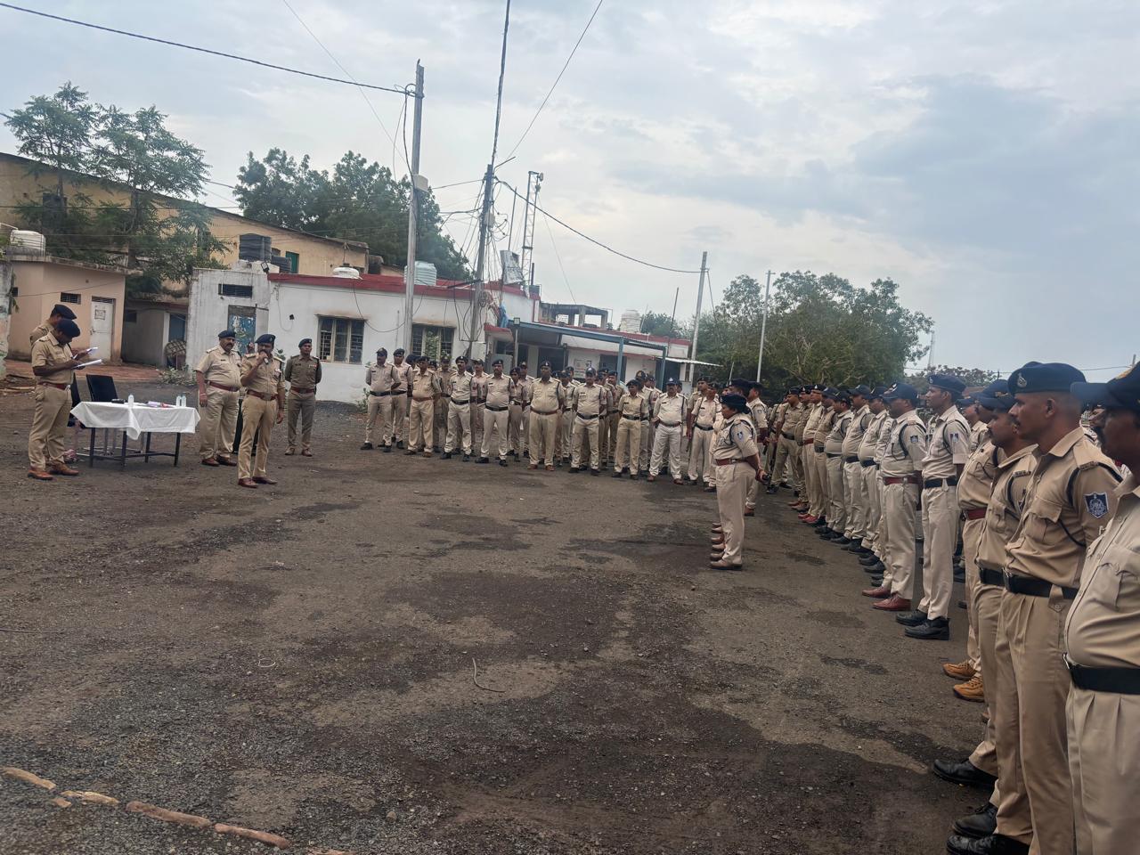 मोहर्रम को शांतिपूर्ण ढंग से संपन्न कराने के लिए आगर मालवा पुलिस का व्यापक सुरक्षा बंदोबस्त