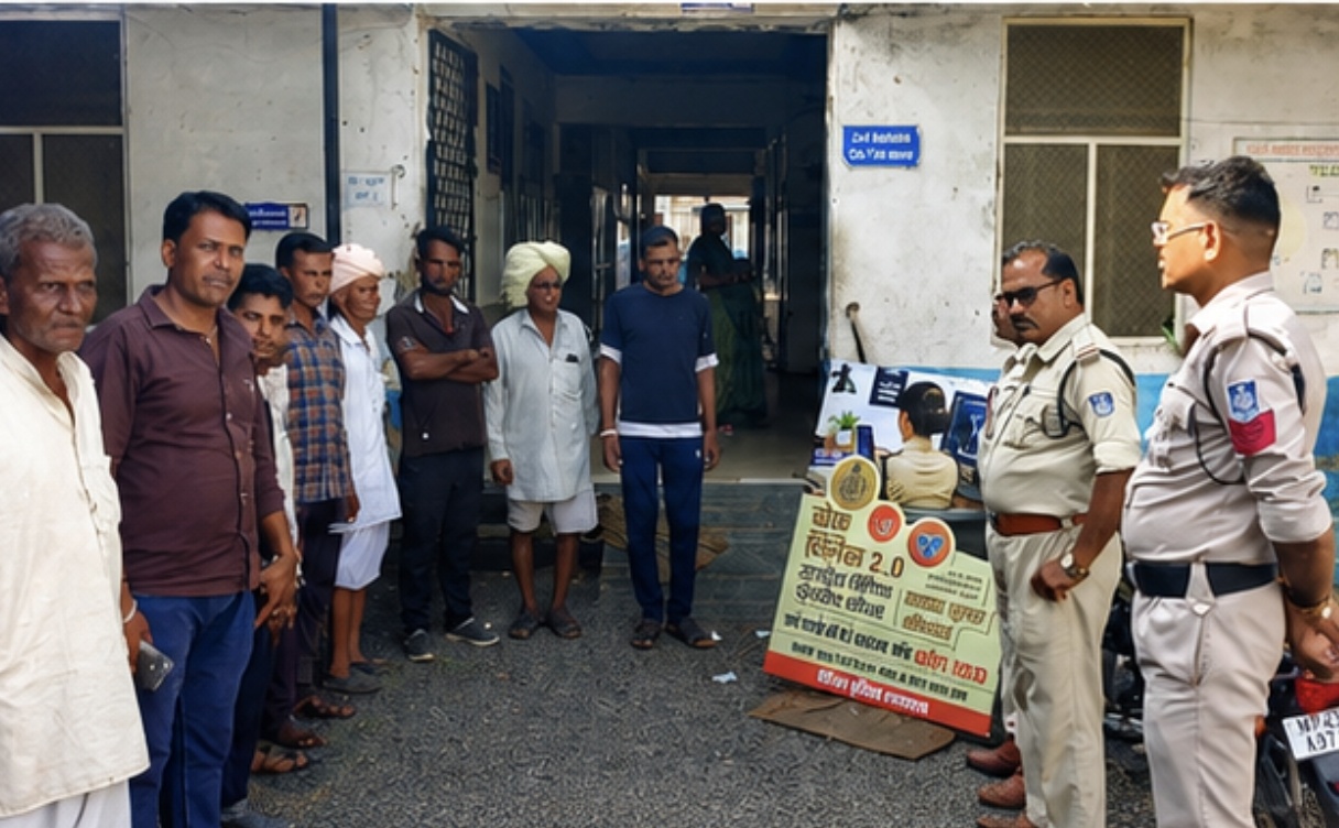 गांव-गांव पहुंच रही पुलिस की साइबर चौपाल