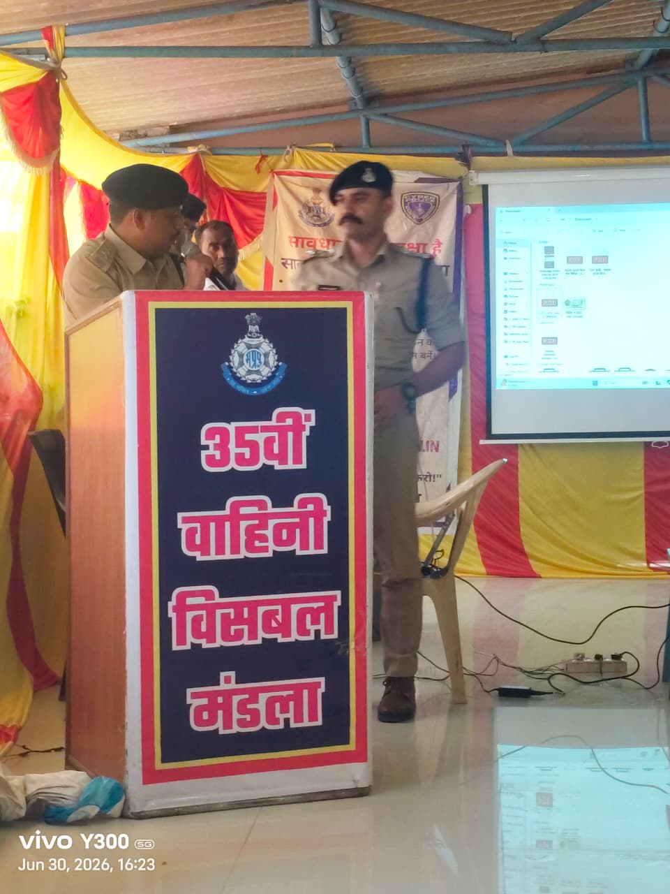 Cyber Awareness Drive at Mandla by Battalion