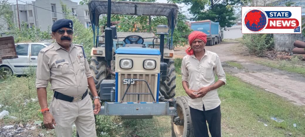 बिना अभिवहन पास गिट्टी डस्ट का अवैध परिवहन करते ट्रैक्टर-ट्रॉली जब्त, खनिज विभाग की कार्रवाई तेज