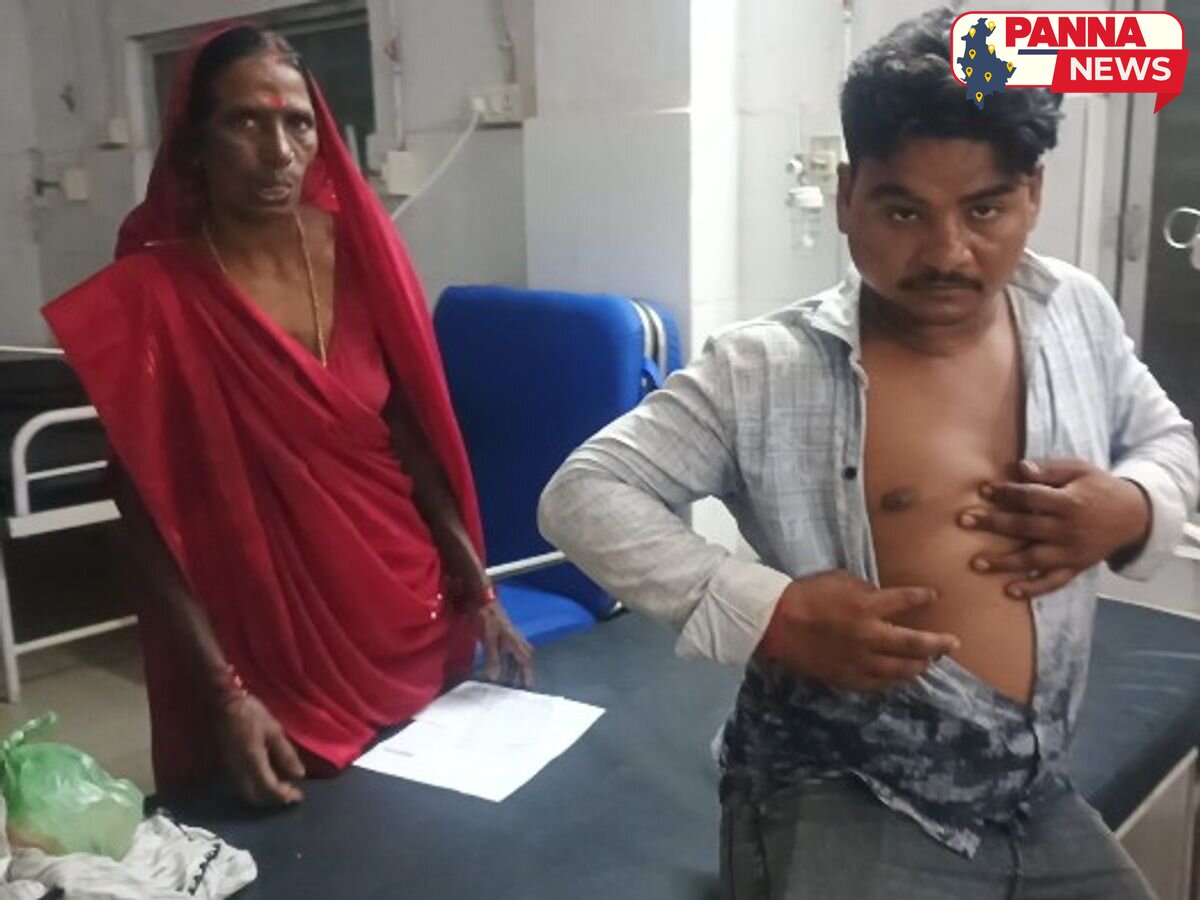 पन्ना: ऑटो चालक पर सरेआम हमला, पानी पीने रुके युवक को बेल्ट से पीटा और ऑटो में की तोड़फोड़