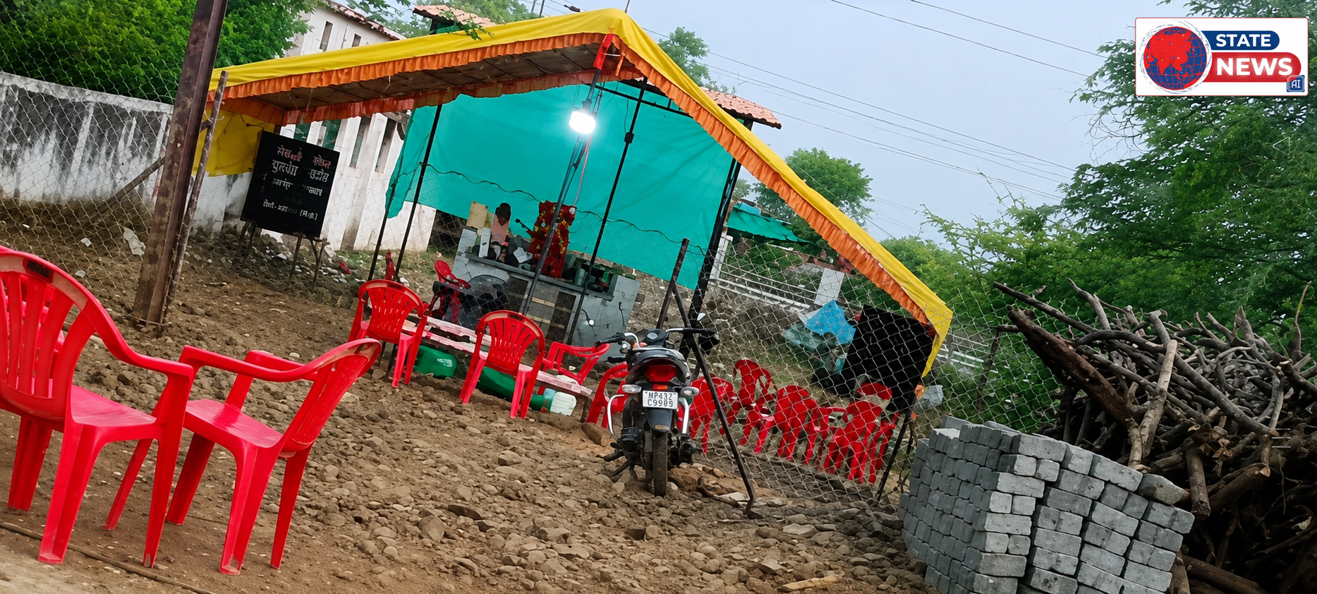 मंदिर की आड़ में जमीन कब्जाने का खेल? पुराने पट्टे, राजस्व रिकॉर्ड और अधिकार पत्र होने के बावजूद रातों-रात फेंसिंग और मूर्ति स्थापना से उठे 