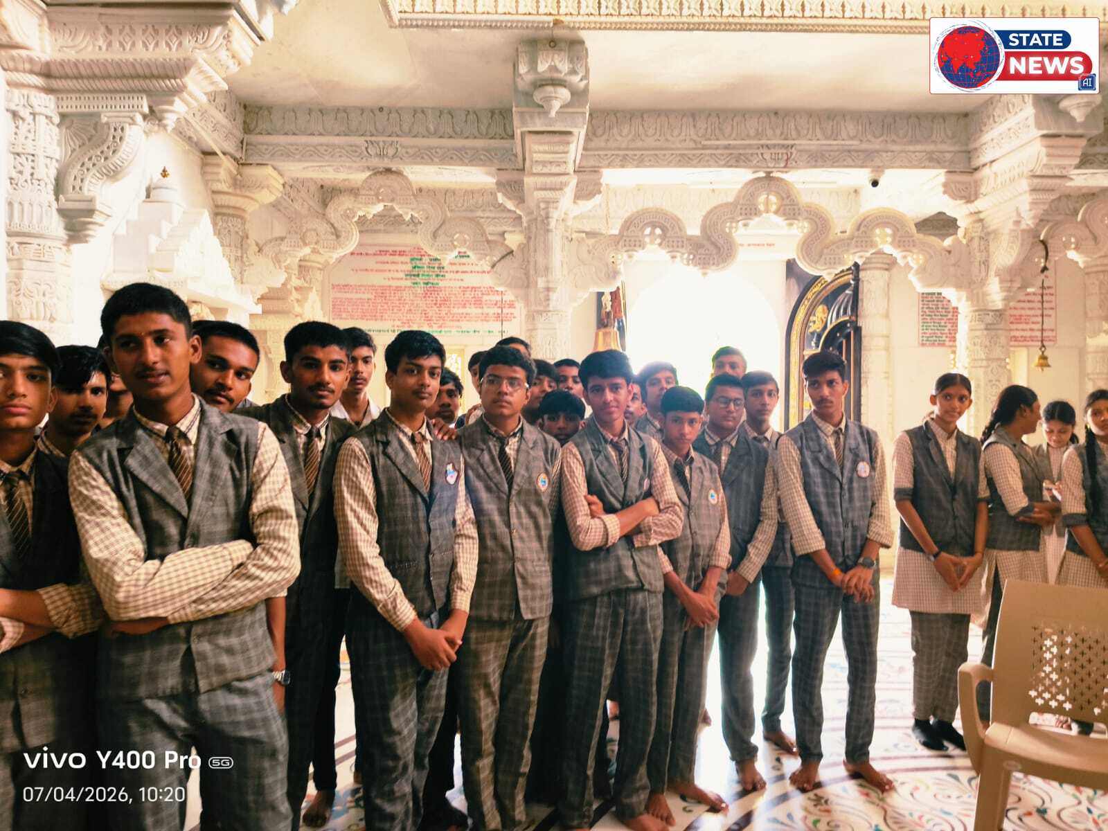 नागेश्वर जैन तीर्थ में महावीर स्कूल के कॉमर्स विद्यार्थियों का शैक्षणिक भ्रमण