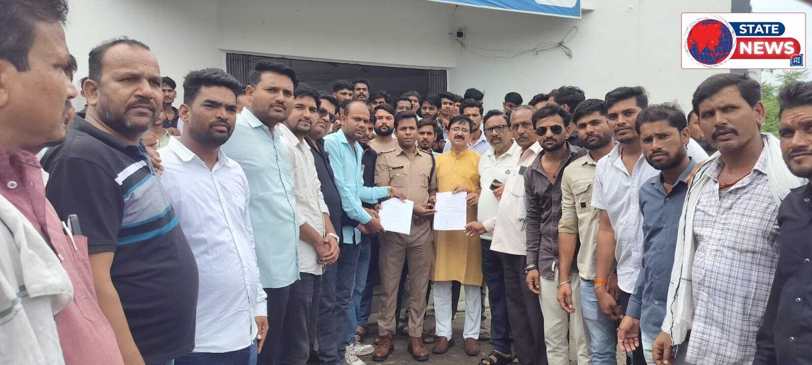 सर्वजीत सिंह लोधी की गिरफ्तारी का विरोध: लोधी क्षत्रिय समाज ने केसली थाना प्रभारी को सौंपा ज्ञापन