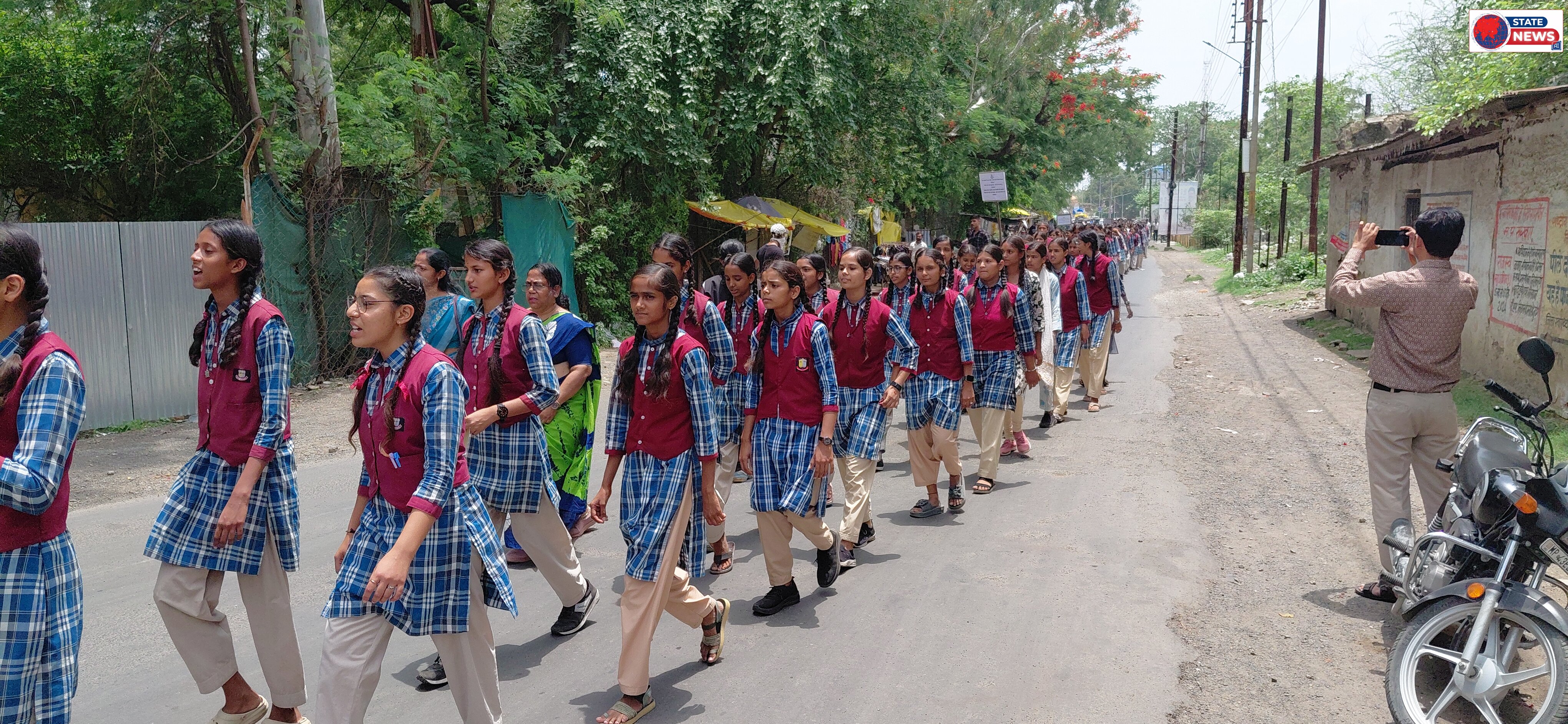 नशा मुक्ति अभियान के तहत निकाली रैली दिलाई गई शपथ