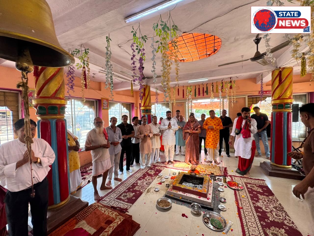 अच्छी बारिश और खुशहाली की कामना से गूंजा मानकामनेश्वरी धाम, 108 सुंदरकांड पाठ व 108 चोले अर्पित