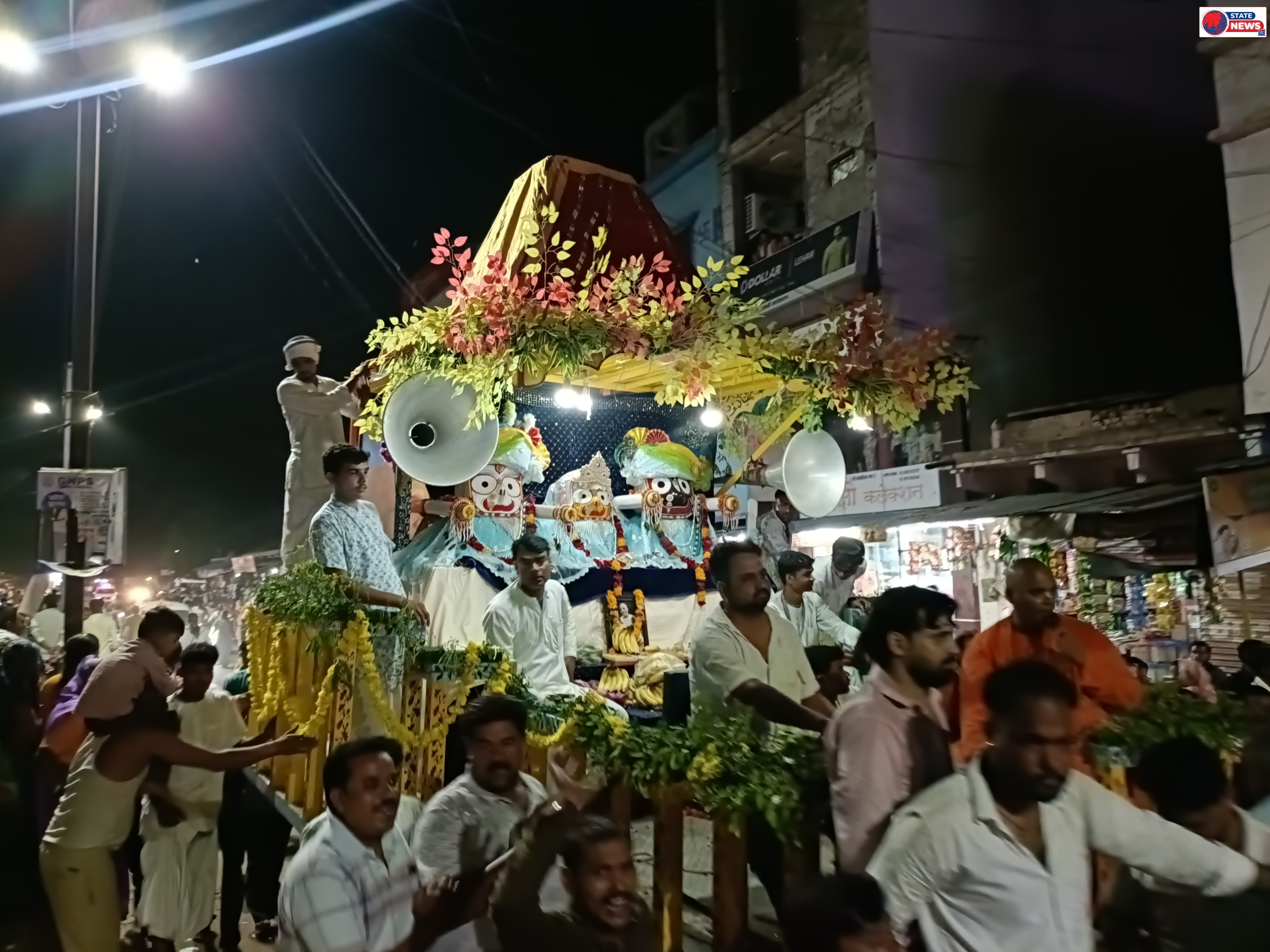 खिमलासा में इस्कॉन संस्था सागर द्वारा श्री जगन्नाथ महारथ यात्रा 