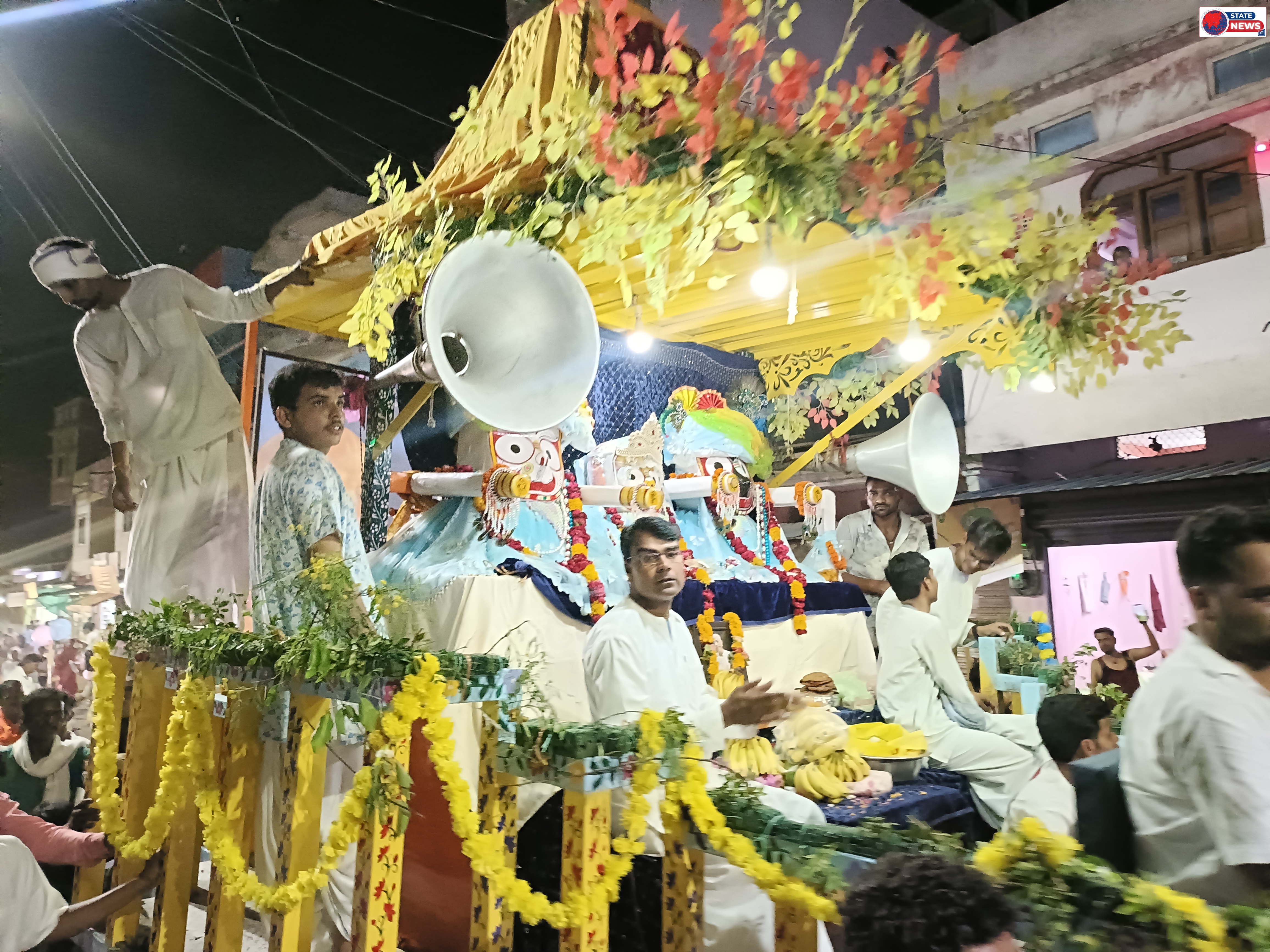 खिमलासा में इस्कॉन संस्था सागर द्वारा श्री जगन्नाथ महारथ यात्रा 