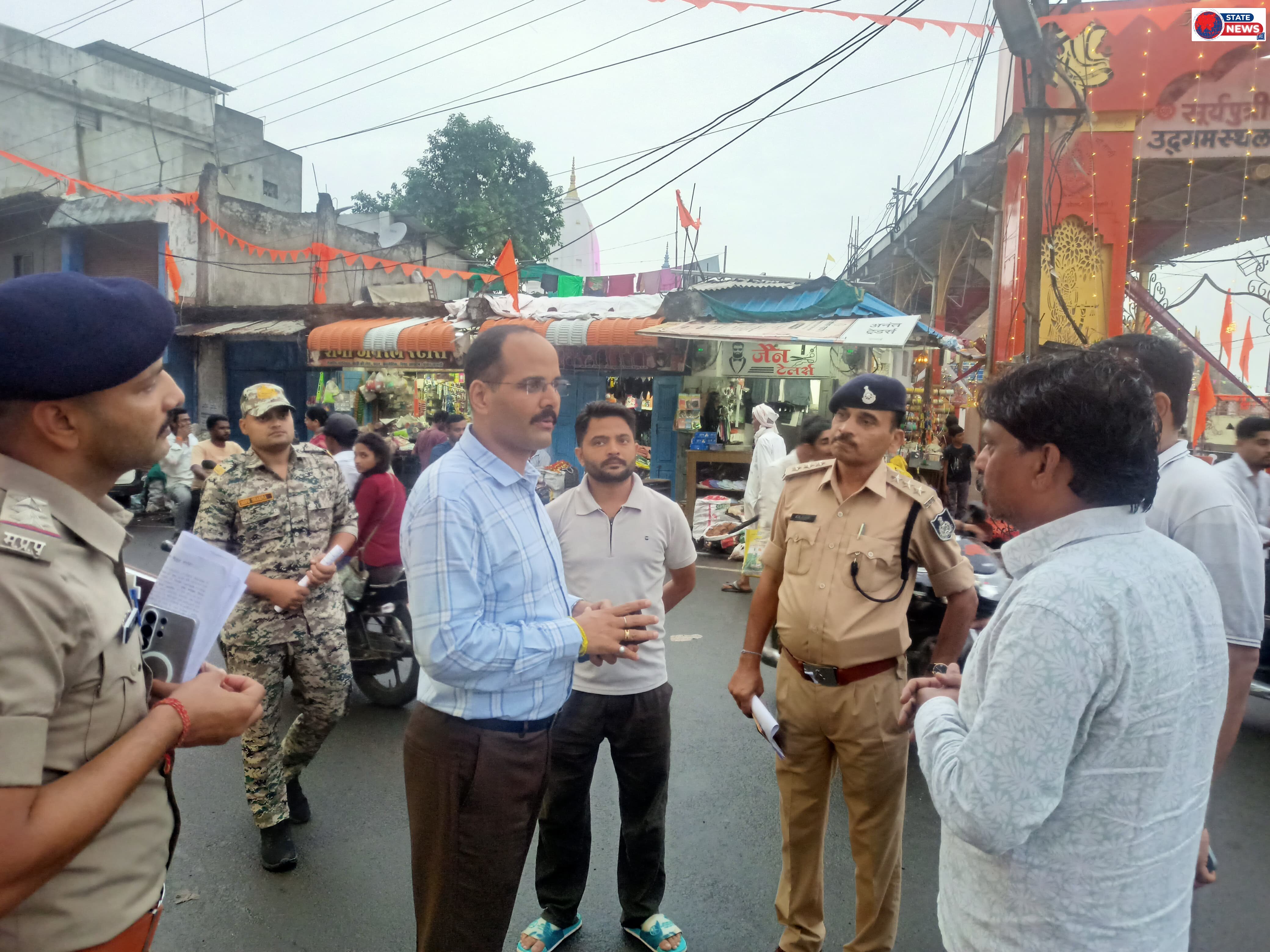 माँ ताप्ती जन्मोत्सव के पूर्व सुरक्षा व्यवस्थाओं का जायजा लेने पहुंचे अतिरिक्त पुलिस अधीक्षक कमलेश कुमार खरपुसे 