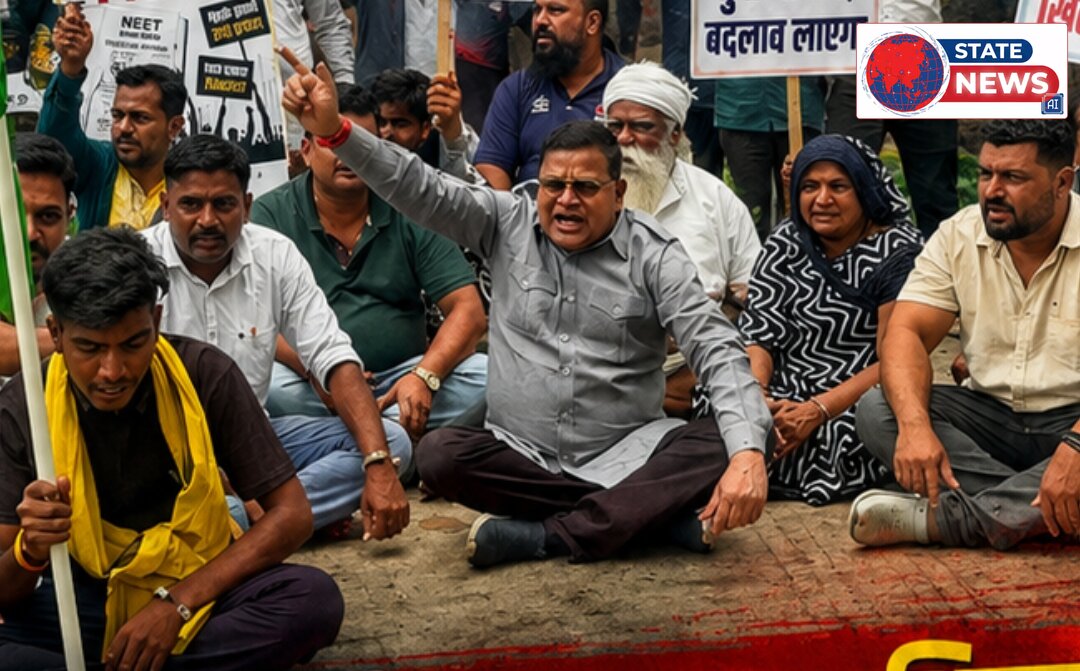 NEET पर सुलगा कठ्ठीवाड़ा, छात्रों के समर्थन में सड़कों पर उतरा जनाक्रोश