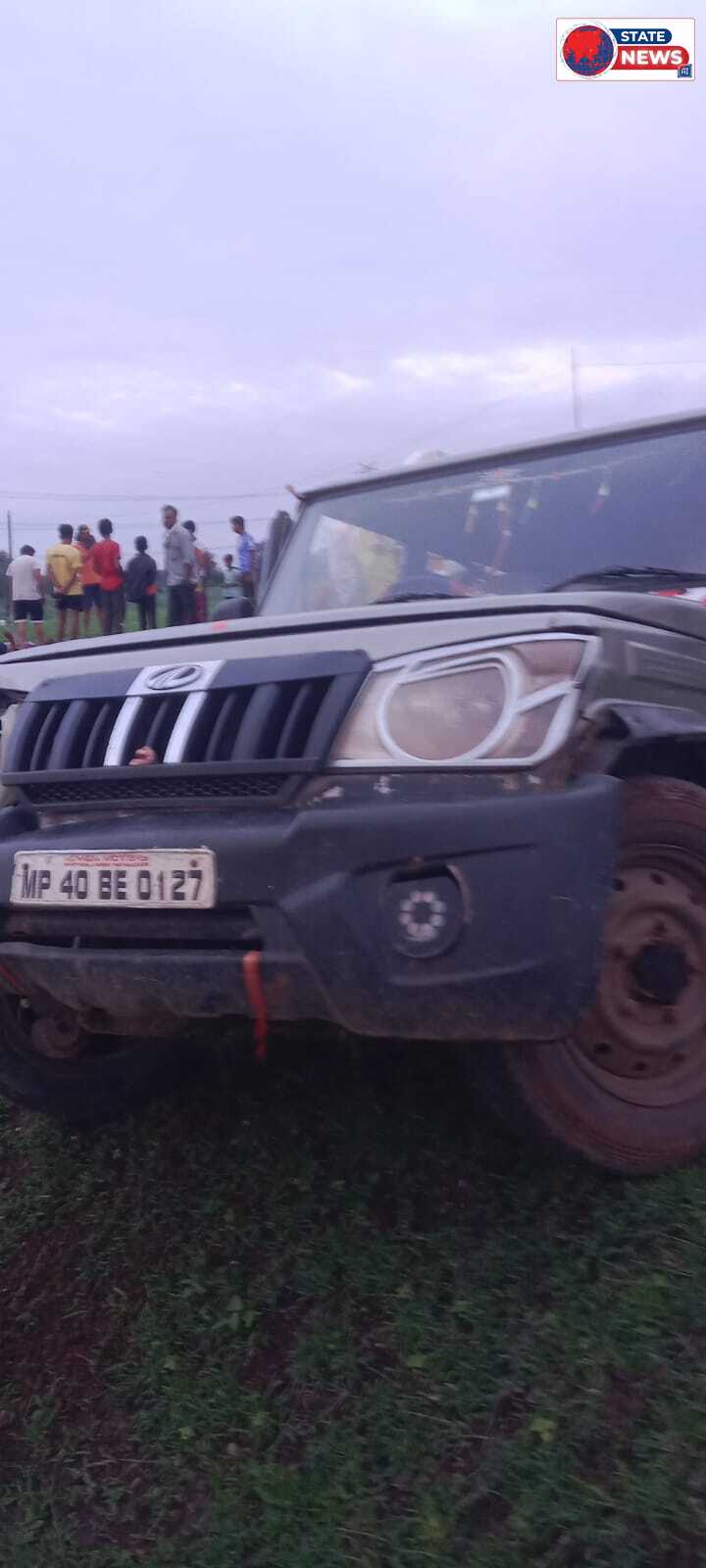 *तेज रफ्तार बोलेरो ने बाइक को मारी टक्कर, युवक गंभीर घायल*