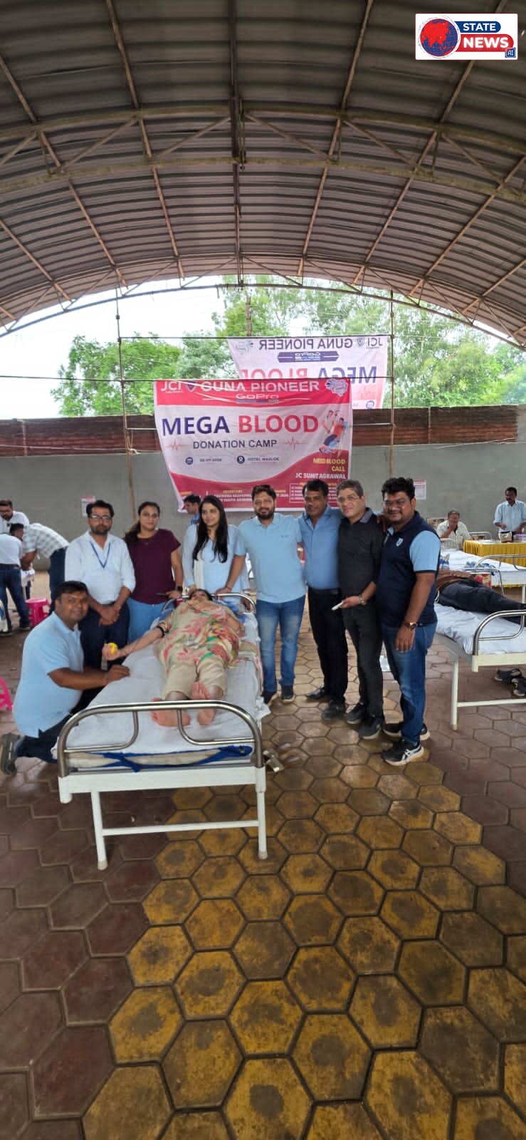 *जेसीआई गुना पायनियर के मेगा ब्लड डोनेशन कैंप में 172 यूनिट रक्तदान, 89 महिलाओं ने निभाई अहम भूमिका रचा नया कीर्तिमान*  गुना, 26 जुलाई 2026।