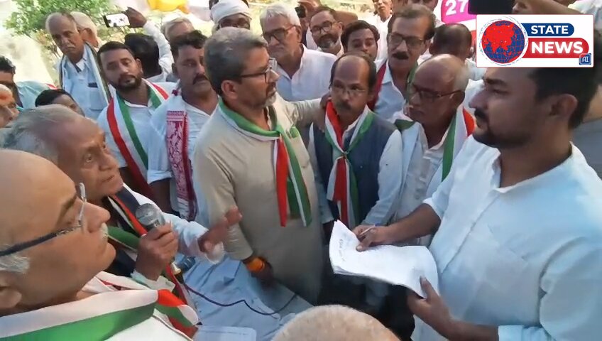 जवा की 14 जनसमस्याओं को लेकर कांग्रेस का प्रदर्शन, कलेक्टर के नाम सौंपा ज्ञापन।