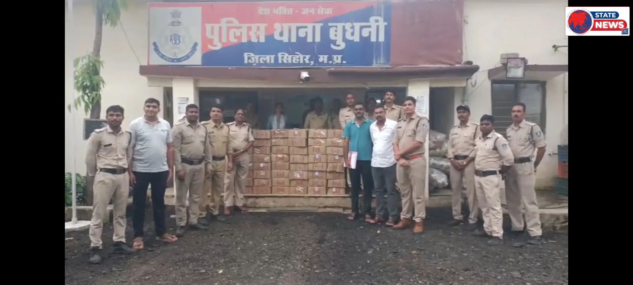 बड़ी मात्रा में अवैध शराब जब्त, आरोपी फरार