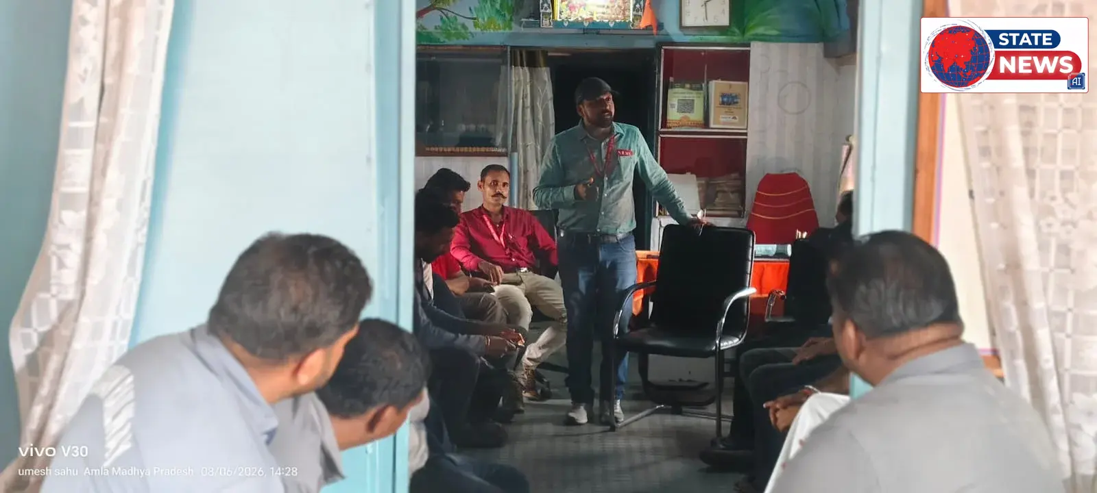 रेल कर्मचारियों की समस्याओं को लेकर सक्रिय एनआरएमयू, मंडल पदाधिकारियों ने आमला में किया सघन दौरा