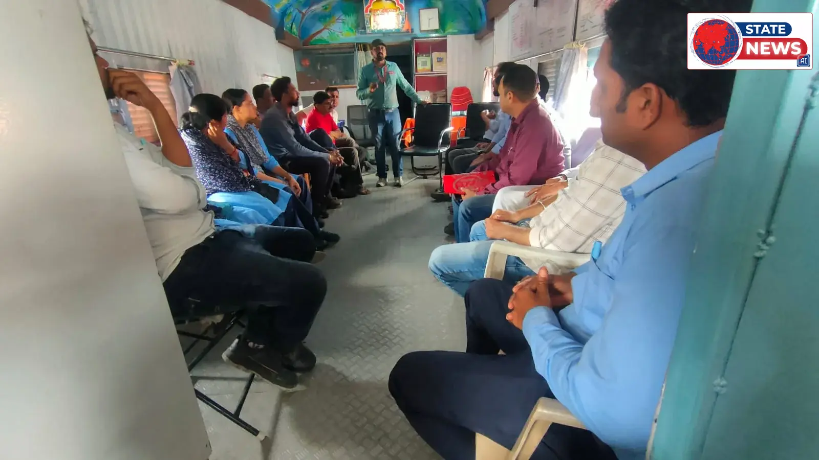 रेल कर्मचारियों की समस्याओं को लेकर सक्रिय एनआरएमयू, मंडल पदाधिकारियों ने आमला में किया सघन दौरा