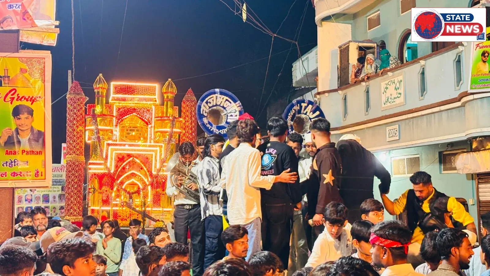 कलाम-ए-हुसैन से महकी फ़िज़ाएं, बैंड की सुरमयी धुनों से रोशन हुई मोहर्रम की रात
