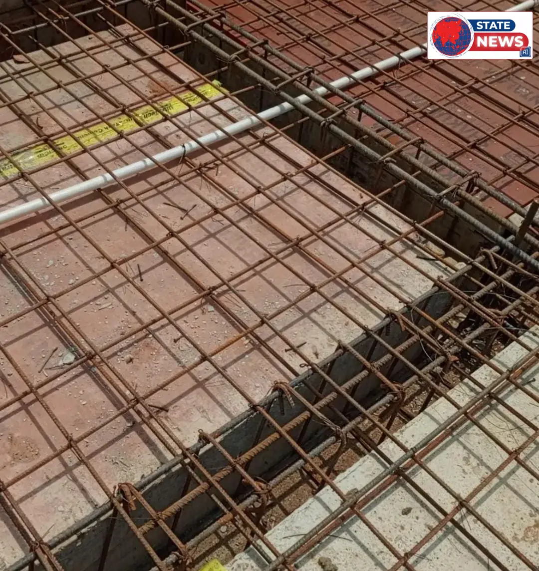 65 लाख के आयुष्मान आरोग्य मंदिर निर्माण में अनियमितताओं के आरोप, जंग लगे सरिया व घटिया सीमेंट का हो रहा उपयोग*