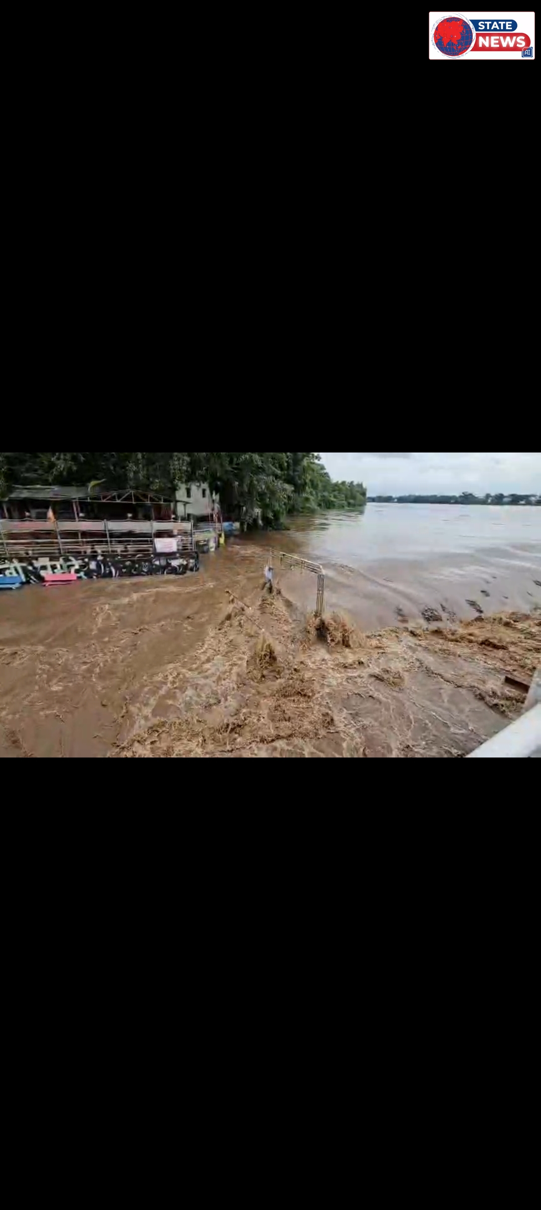 मंडला एवं आसपास के जिलों में भारी बारिश नर्मदा का बढ़ा जल स्तर