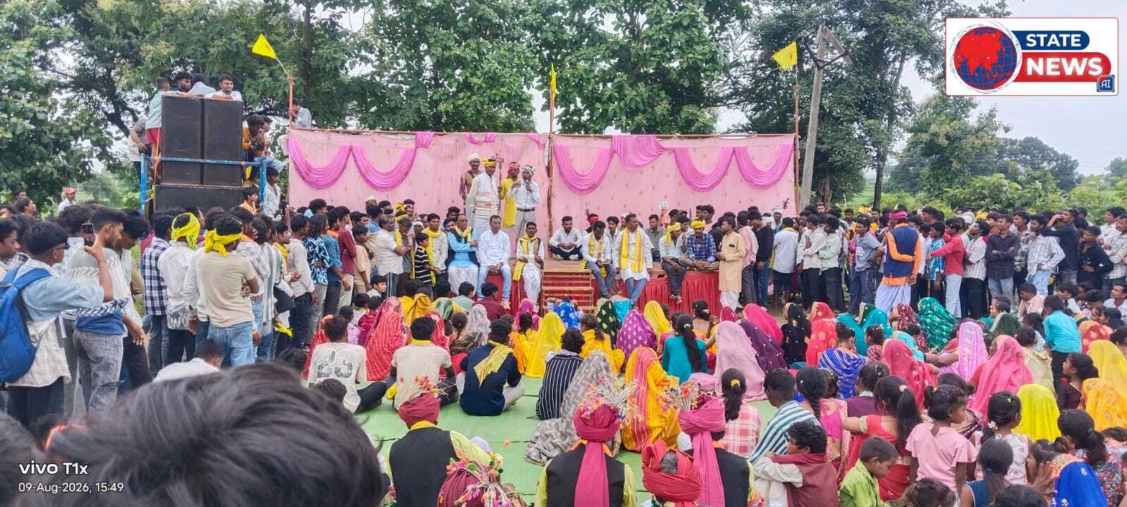 विश्वआदिवासी दिवस की रही धूम , बड़े हर्षो उल्ल्हास के साथ मनाया विश्व आदिवासी दिवस