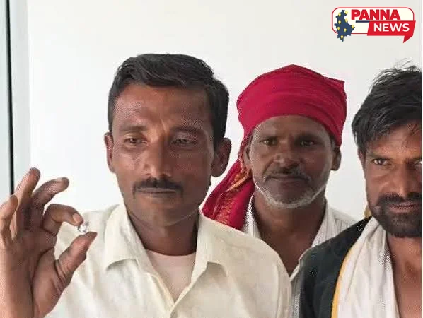पन्ना: बारिश के पानी में चमका 50 लाख का हीरा