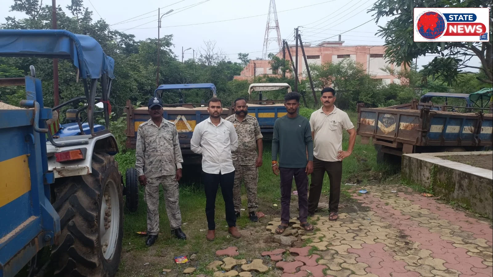 बालाघाट जिले में खनिज माफियाओं पर प्रशासन का कड़ा प्रहार: अवैध रेत परिवहन करते 4 ट्रैक्टर-ट्रॉली जब्त