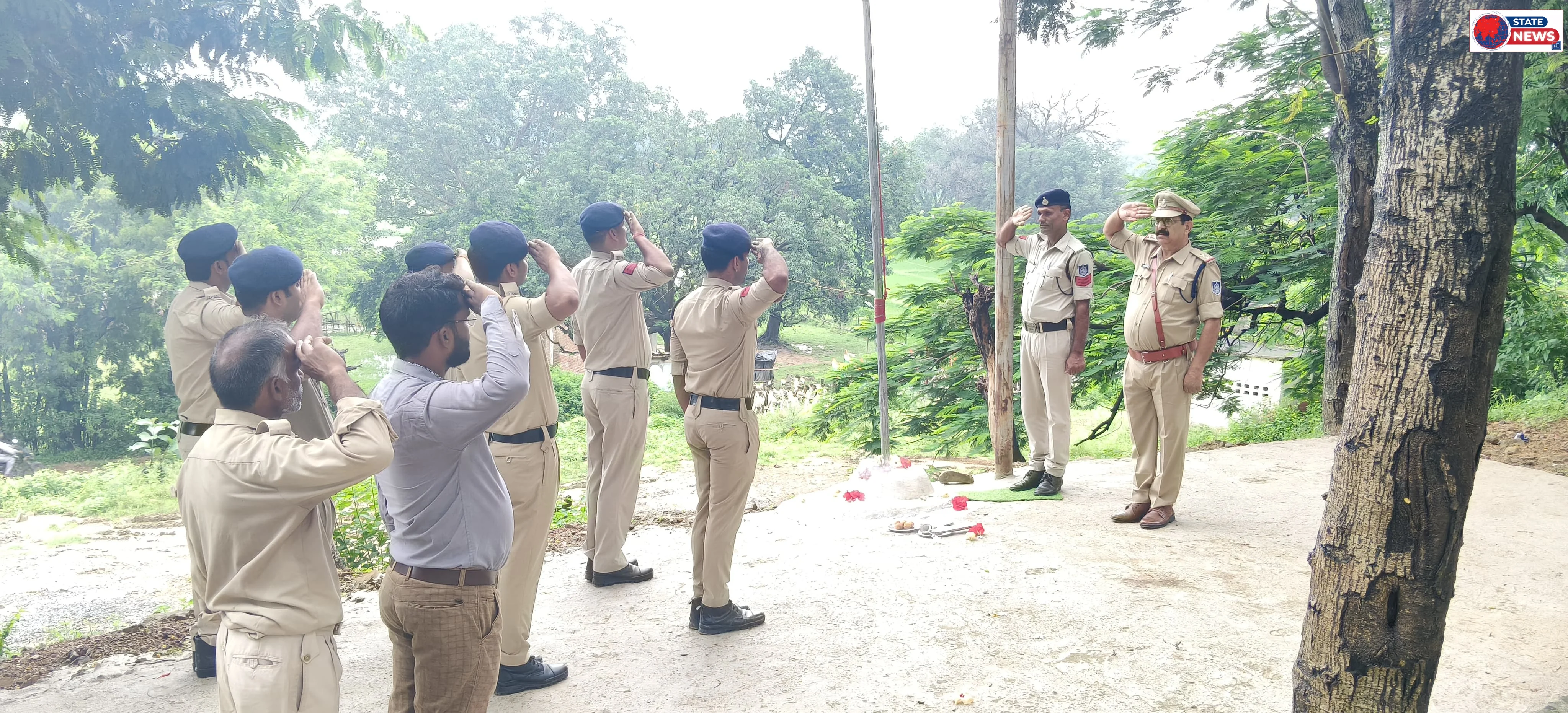 सिहावल चौकी में धूमधाम से मनाया गया स्वतंत्रता दिवस, देशभक्ति के रंग में रंगा चौकी परिसर