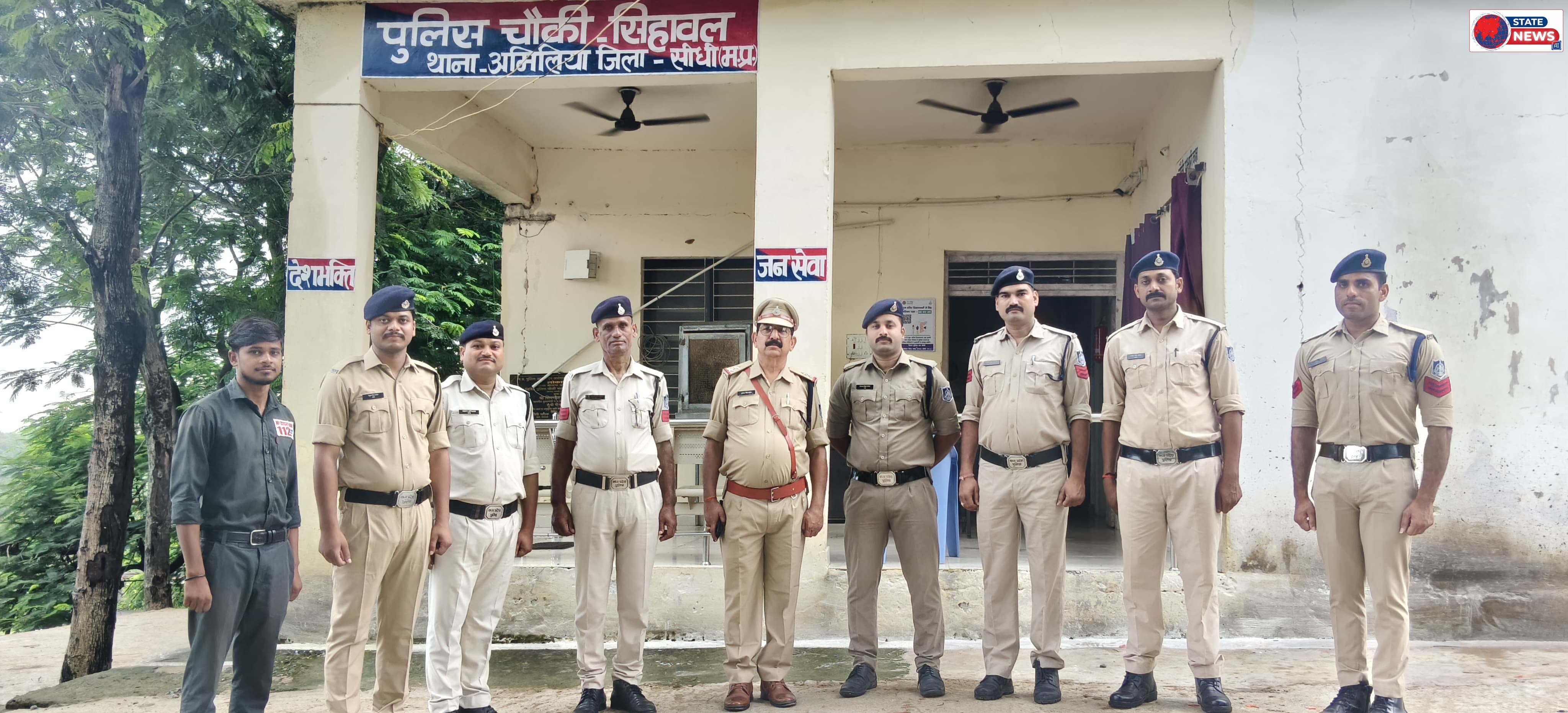 सिहावल चौकी में धूमधाम से मनाया गया स्वतंत्रता दिवस, देशभक्ति के रंग में रंगा चौकी परिसर