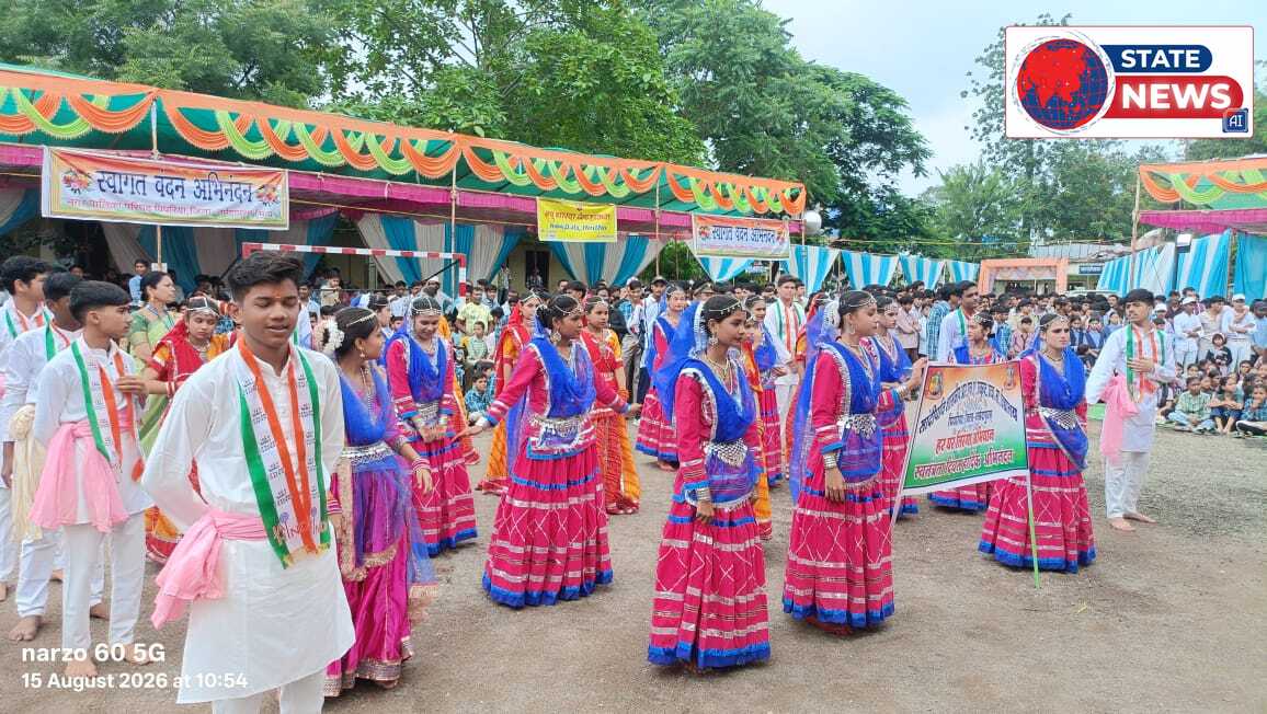 नर्मदापुरम जिले की पिपरिया नगर में हर्षोल्लास और उमंग के साथ मनाया गया स्वतंत्रता समारोह।