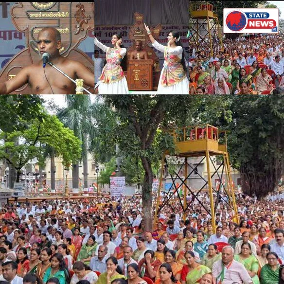राष्ट्रीय धव्ज की शान मे गुंजा दिगम्बर आचार्य का राष्ट्र सन्देश, राजवाड़ा तक निकली तिरंगा यात्रा 