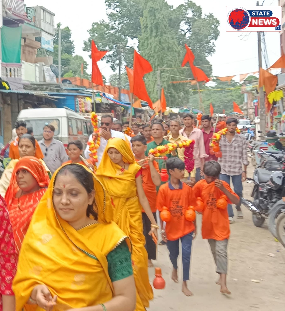 चाटलेश्वर से निकली कांवड़ यात्रा.., गूंजे हर-हर महादेव के नारे…