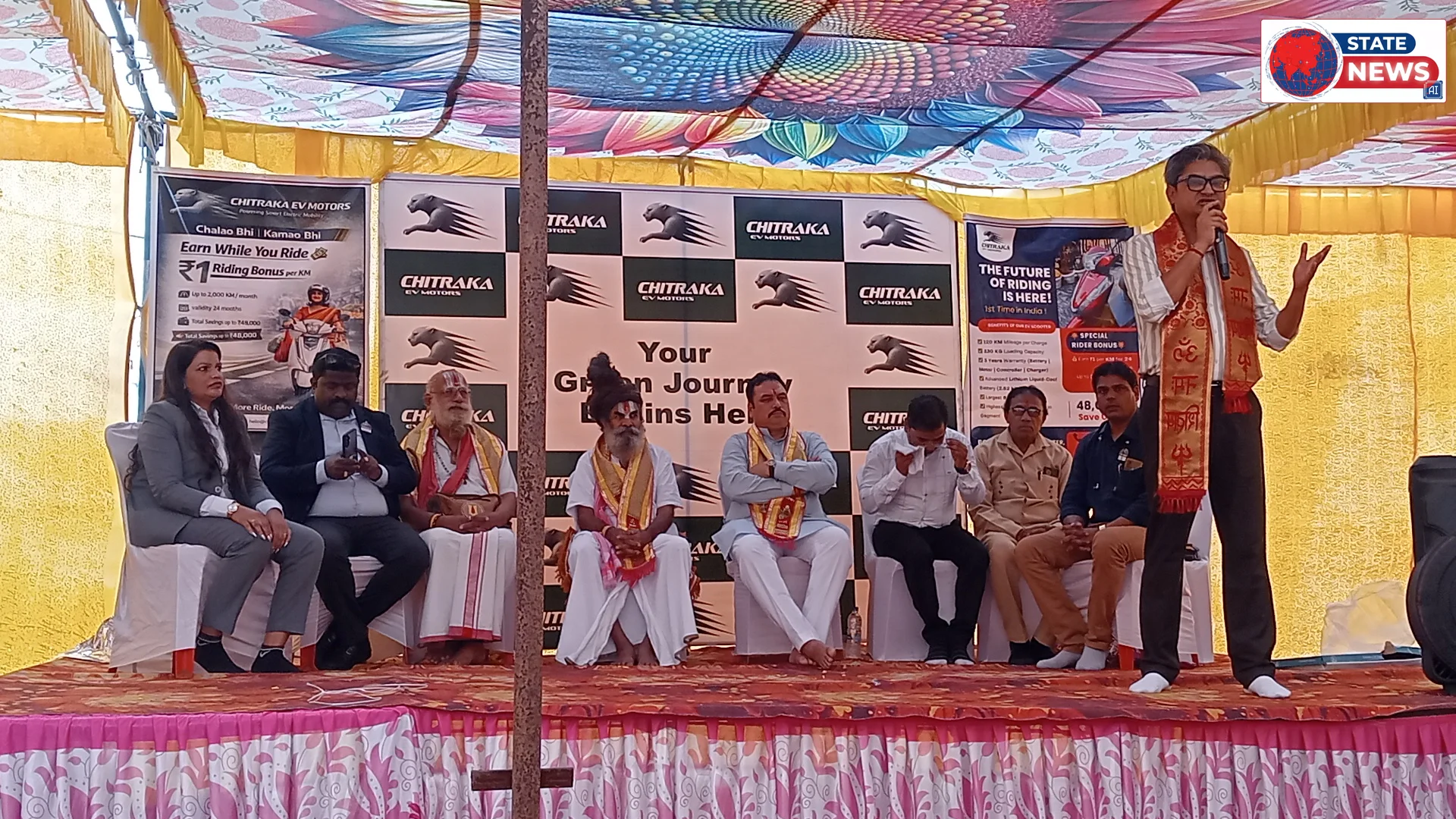 पुंजापुरा में जेएमबी ईवी मोटर्स का शुभारंभ, चित्रका इलेक्ट्रिक बाइक की बिक्री और सर्विस सुविधा शुरू