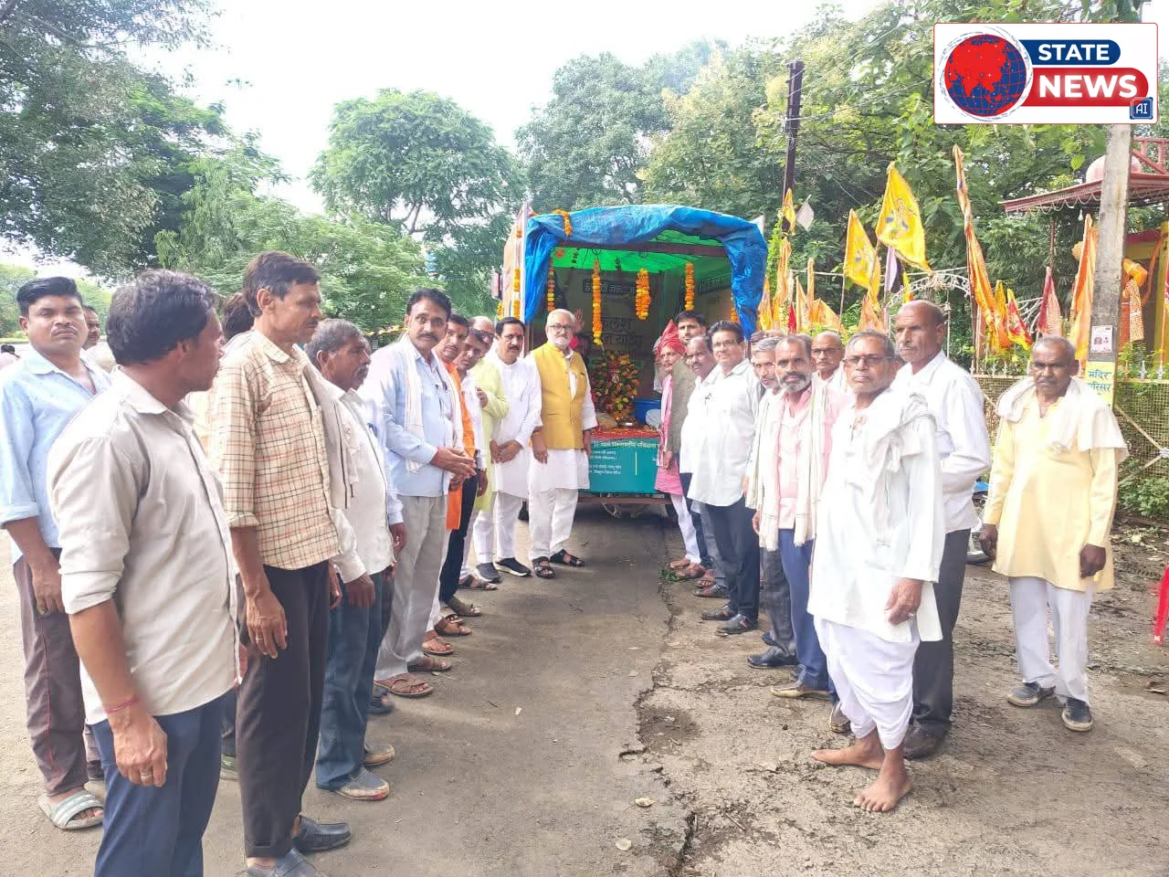 गुरु रविदास जयंती: केसली तहसील में भव्य कलश वंदन यात्रा, समरसता और सामाजिक एकता का लिया संकल्प