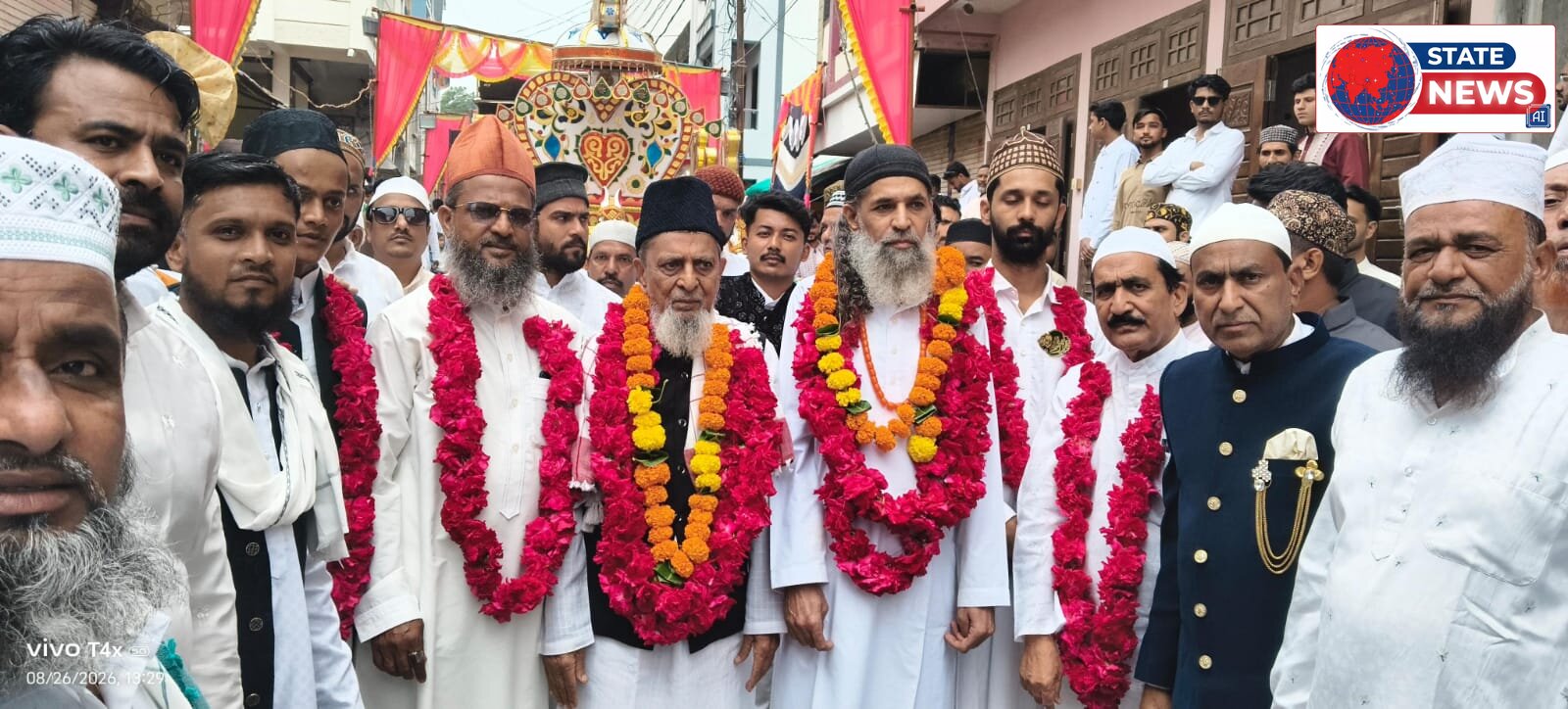 *ईद मिलादुन्नबी पर मंसूरी चौक बहारपुरा से निकला भव्य जुलूस*

*नबी-ए-पाक ﷺ की आमद की खुशी में गूंजे नारों से माहौल हुआ खुशनुमा, हबीब बैंड रहा आकर्षण का केंद्र*