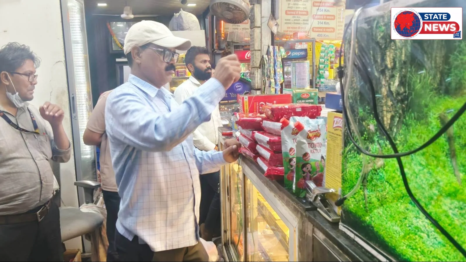 बुरहानपुर में खाद्य सुरक्षा विभाग की सख्त कार्रवाई