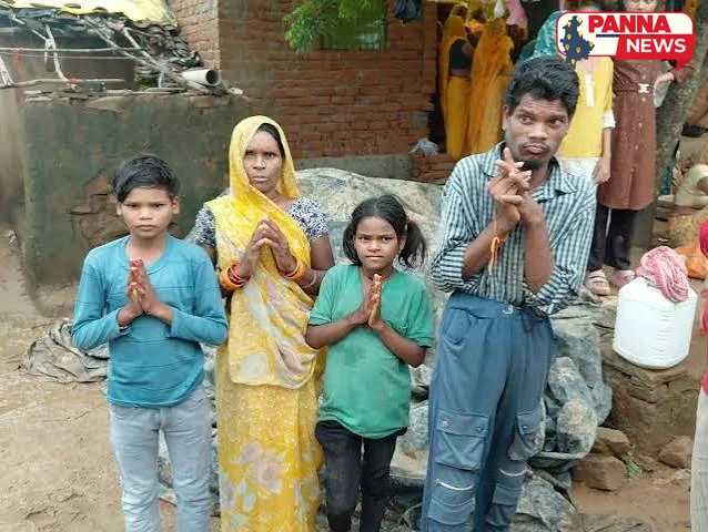 पन्ना: असहाय परिवार को मिला नया आशियाना