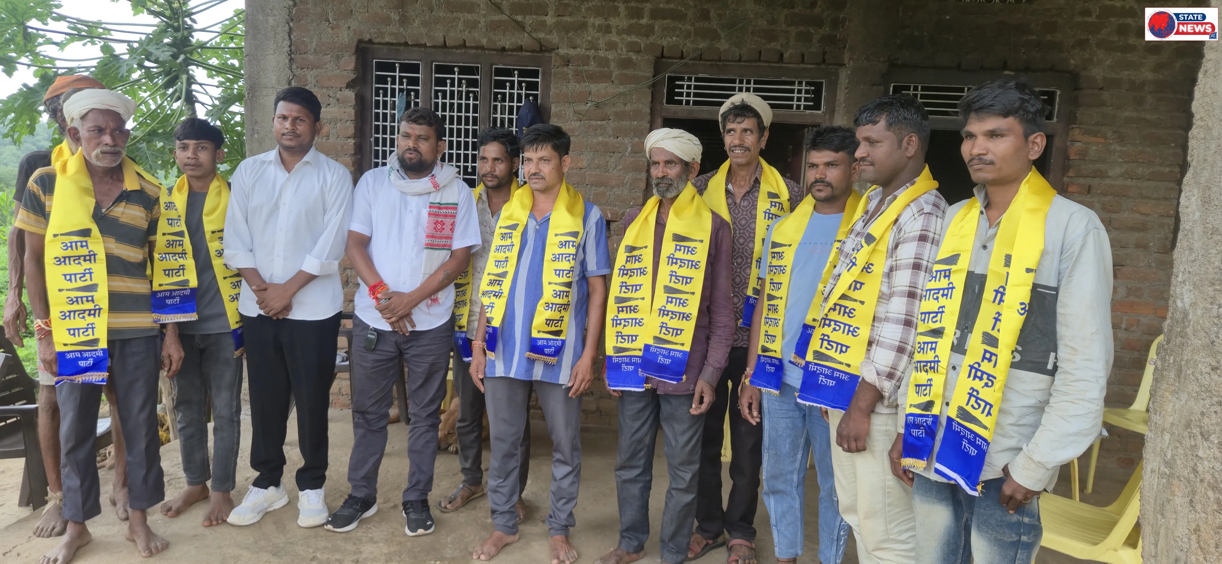 कट् ठिवाड़ा के नानी बार ग्राम  में आम आदमी पार्टी की दस्तक, सदस्यता अभियान में जुड़े नए चेहरे 
