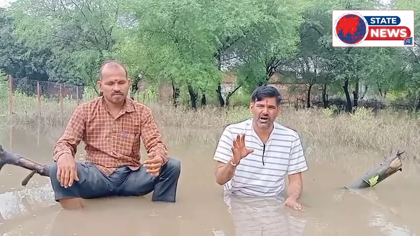 जवा बाढ़ आपदा केंद्रों की खुली पोल, घरों में भरा पानी।* *चारों तरफ पानी ही पानी, कई दिनों से घर में कैद कई परिवार