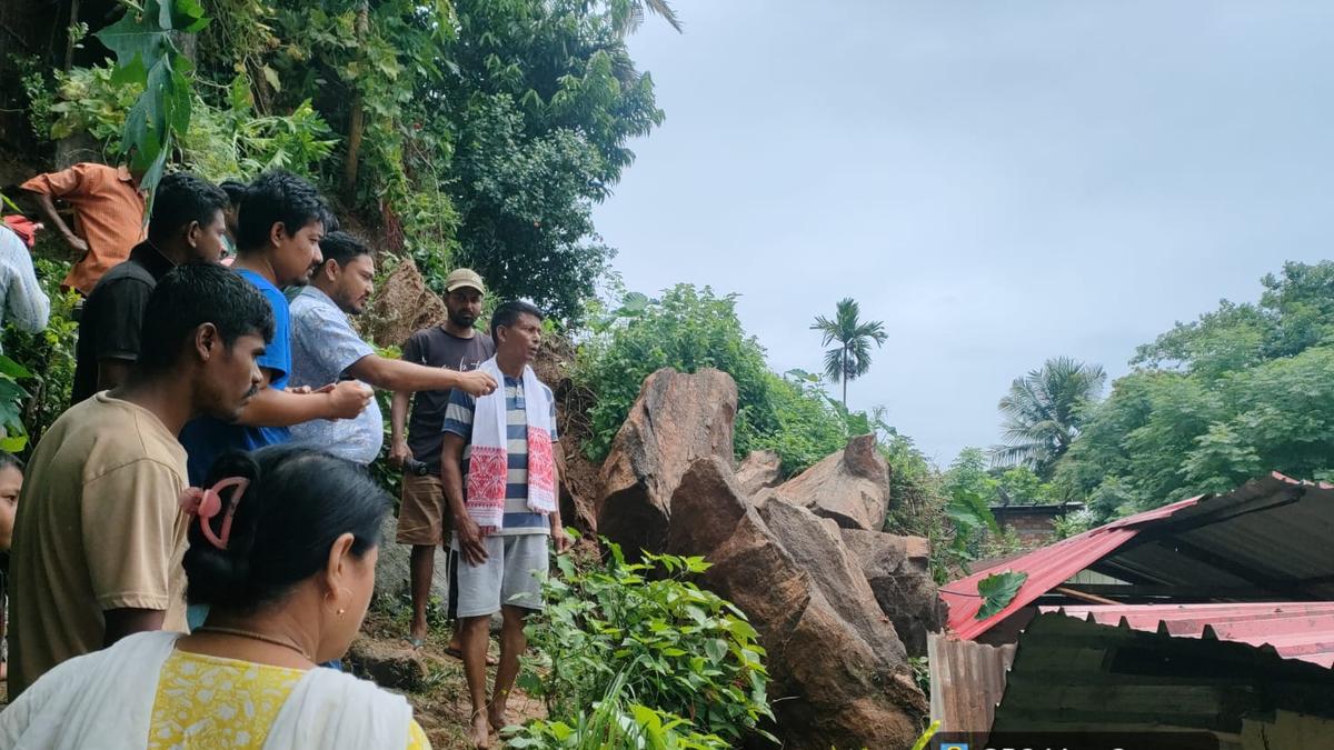 Tragic Landslip and Rockfall in Guwahati Claims Four Lives