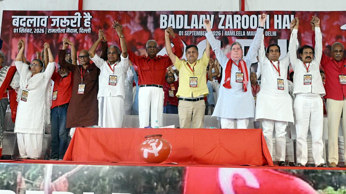 CPI Rallies in Delhi, Urges Change Against Modi Government