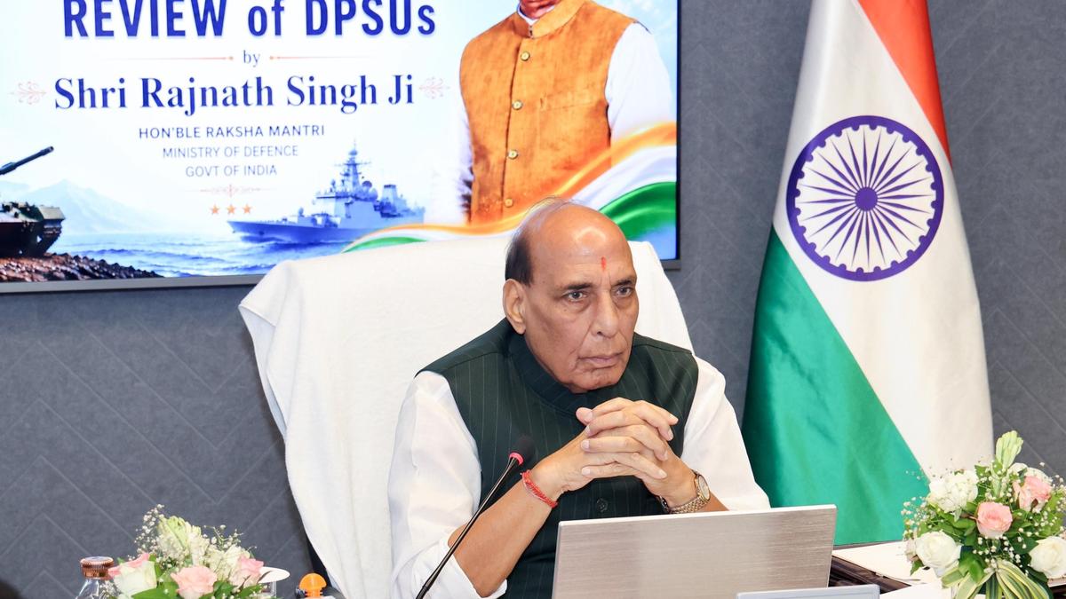 Rajnath Singh Evaluates Key Performance of 16 Defence PSUs in Strategic Review