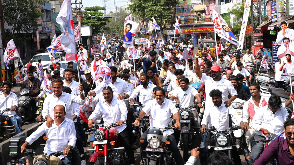 Pawan Kalyan's Birthday Celebrated with Enthusiastic Rallies Across the Streets