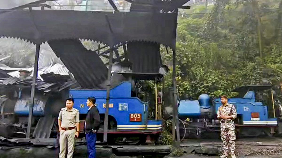 Torrential Rains in West Bengal Cause Darjeeling Toy Train Shed Collapse, Injuring Several