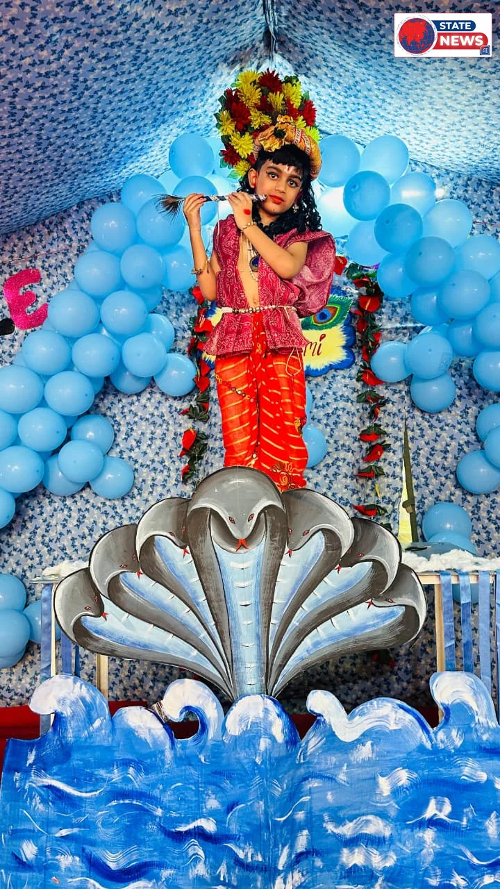 टी ए व्ही हायर सेकेंडरी स्कूल में धूमधाम से मनाया गया श्रीकृष्ण जन्माष्टमी उत्सव l किया श्री कृष्ण लीलाओं का मंचन 
