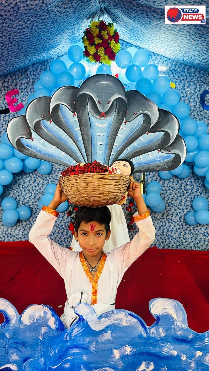 श्रीकृष्ण जन्माष्टमी उत्सव की धूम टी ए व्ही स्कूल में