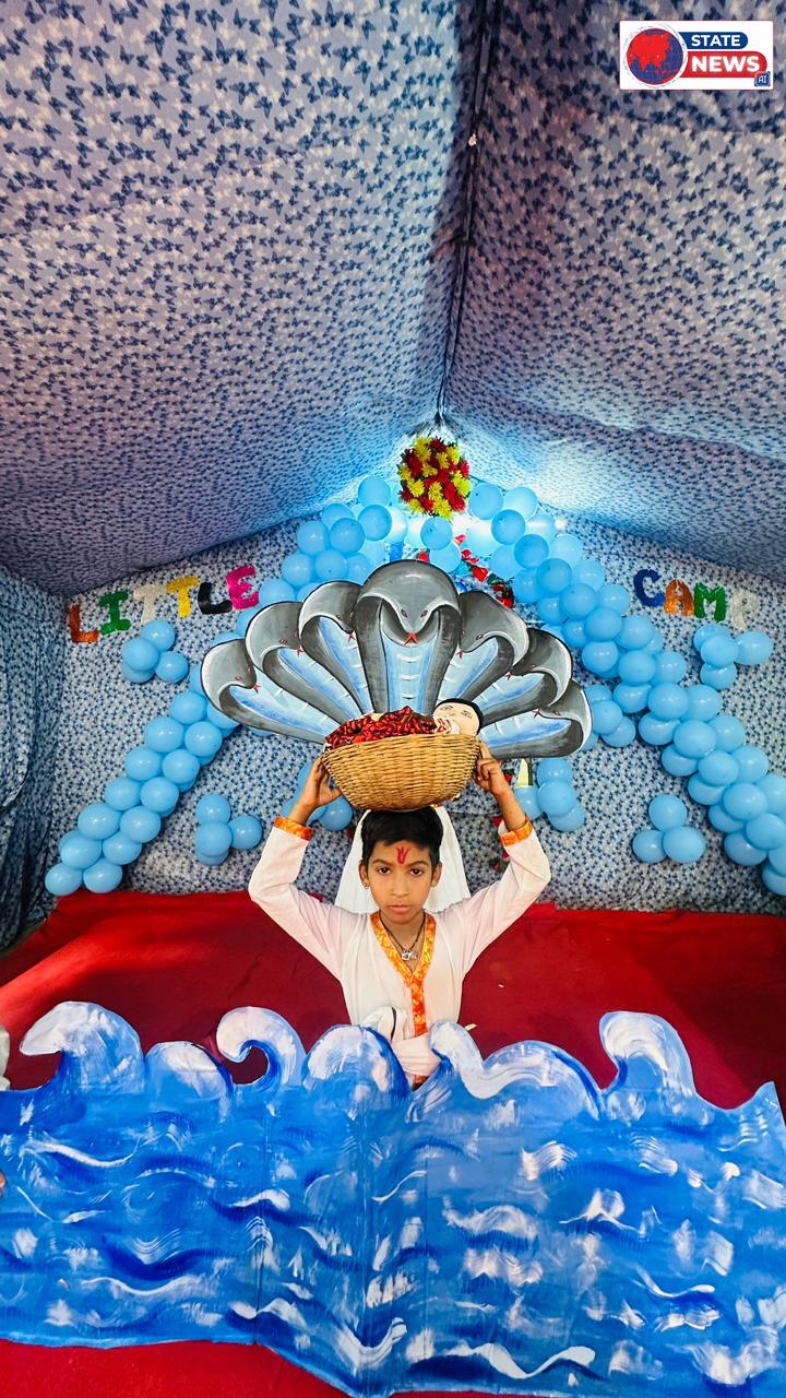 श्रीकृष्ण जन्माष्टमी उत्सव की धूम टी ए व्ही स्कूल में